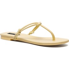 Nine West Etel 2fx Sarı Kadın Düz Terlik