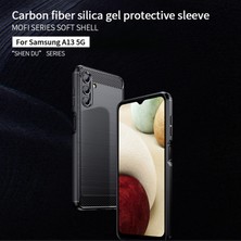 Hello-U Samsung Galaxy A13 5g Için Karbon Fiber Tasarım Iyi Korunan Kılıf - Siyah (Yurt Dışından)