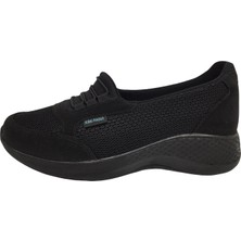 King Paolo U6600 Krakers Siyah Bayan Spor Ayakkabı