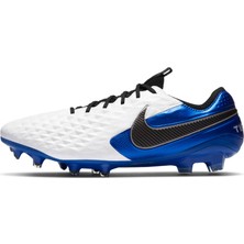 Nike  Legend 8 Elite Fg Erkek Krampon AT5293-104 Beyaz