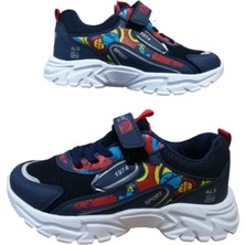 Alessio Erkek Çocuk Lacivert - Kırmızı Ayakkabı