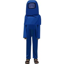 Bkmc Among Us Cosplay Uzaylı Astronot Kostümü Mavi