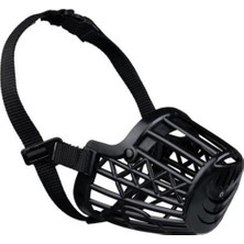 ANS DG-080 Siyah Köpek Plastik Ağızlık No:4 Orta Irk Köpekler Için