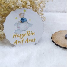 Hayaller Dükkanı 30 Adet Ahşap Buzdolabı Bebek Magnet