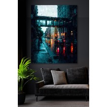 100 x 140 Yağmur ve Akşam Kanvas Duvar Tablo