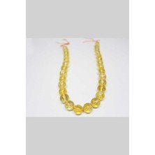 Yaşam Tohumu Sitrin Taşı Dizi 14MM