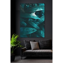 Hediyeler Kapında 100 x 140 Yabani Yapraklar Kanvas Duvar Tablo