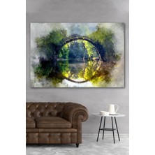 Hediyeler Kapında 100 x 140 Yağlı Boya Görünümlü Perspektif Kanvas Tablo