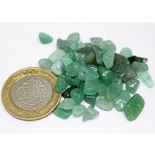 Yaşam Tohumu Delikli Aventurin Taşı Mini Boy 50 Adet