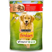 Friskies Purina Friskies Sığır Etli ve Havuçlu Yetişkin Köpek Konservesi 100 gr x  40 Adet