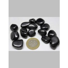 Yaşam Tohumu Shungite (Şungit) Taşı tamburlanmış (3-6gram)