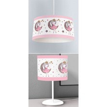 instababyrooms Çocuk Odası Dijital Baskılı Sarkıt Avize ve Masaüstü Abajur Avize Model 242