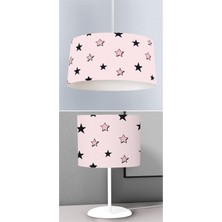 instababyrooms Çocuk Odası Dijital Baskılı Sarkıt Avize ve Masaüstü Abajur Avize Model 251