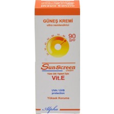 Alpha Güneş Kremi 90 Spf 75ML