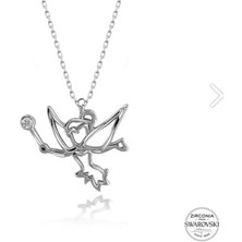 MONAROZA  Peri 925 Ayar Swarovski Kolye