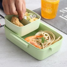 Sanlindou 1 Adet 1000 Ml Sağlıklı Malzeme Öğle Yemeği Kutusu Sızdırmaz Bölme Bento Kutuları Mikrodalga Gıda Depolama Konteyner Lunchbox Bpa Ücretsiz | Öğle Yemeği Kutuları (Yurt Dışından)