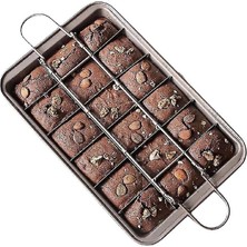 Sanlindou Brownie Pişirme Tavası Yaratıcı Yapışmaz (Yurt Dışından)