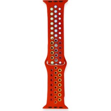 Fogy  Watch 7 45MM Uyumlu Spor Delikli Gökkuşağı Kordon