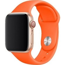 Fogy Watch 7 41MM Yumuşak Pürüzsüz Turuncu Klasik Kordon
