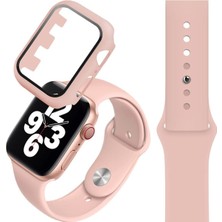 Fogy  Watch Seri 6 5 4 3 2 Se 38MM Silikon Kordon + Ekran Koruyucu+Kasa Koruyucu Set