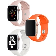 Fogy Watch 1 2 3 4 5 6 Se 42MM Yumuşak Pürüzsüz 3 In 1 Turuncu Pembe Beyaz Klasik Kordon