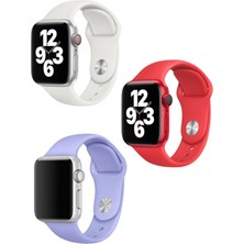 Fogy Watch 1 2 3 4 5 6 Se 40MM Yumuşak Pürüzsüz 3 In 1 Beyaz Kırmızı Lila Klasik Kordon