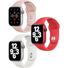 Fogy Watch 1 2 3 4 5 6 Se 38MM Yumuşak Pürüzsüz 3 In 1 Kırmızı Pembe Beyaz Klasik Kordon