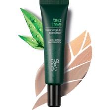 faberlic Glam Team cc Fondöten Tea Tree Balancıng - Altın Bej