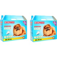 DogMozz Premium Köpek Tuvalet Çiş Eğitim Pedi Yapışkan Bantlı 60X90 cm 30LU Paket x 2 Adet