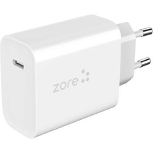ZORE Zore Xmac Serisi X3 20W Seyahat Şarj Başlığı