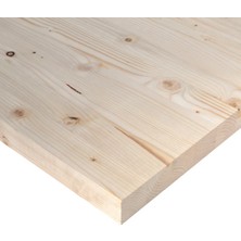 ECS Ahşap Ladin Masif Panel Plaka Tabaka