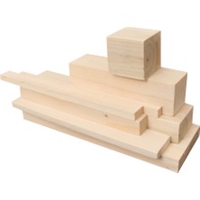 ECS Ahşap Kavak Kereste Çıta Taslak Blok Planyalı Tahta