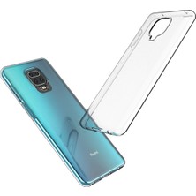 Ahk Xiaomi Redmi Note 9 Pro Kılıf Lüx Şeffaf Silikon - Şeffaf