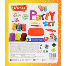 Apiko Shop Heroes Party Mini Set Oyun Hamuru, Parti Süsü Yapma Oyun Hamuru 7 Parça