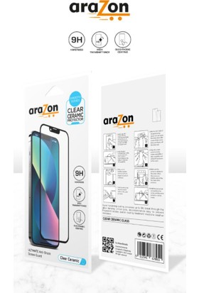 Arazon Samsung A72 Uyumlu Tam Kaplayan 9d Nano Parlak Seramik Esnek Ekran Koruyucu