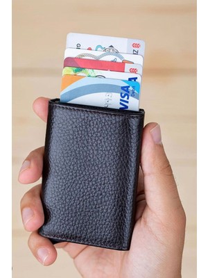 Garbalia Sparta Mekanizmalı Crazy Deri Cüzdan