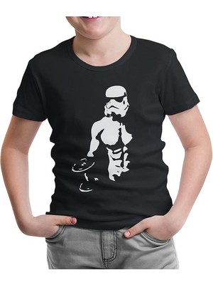 Lord T-Shirt Bodybuilding - Star Wars Siyah Çocuk Tshirt