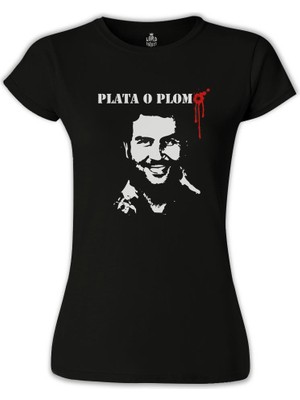 Lord T-Shirt - Plata O Plomo 2 Siyah Bayan Tshirt