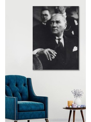 Hediyeler Kapında 90X130 Atatürk Duvar Kanvas Tablo