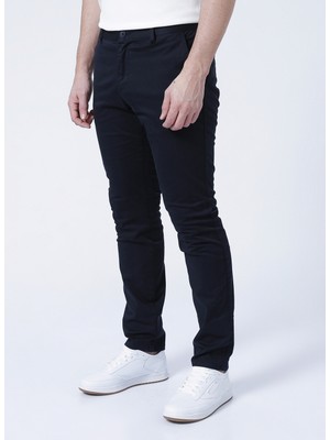 Fabrika Comfort Normal Bel Regular Fit Düz Lacivert Erkek Chino Pantolon - Cm-P-51