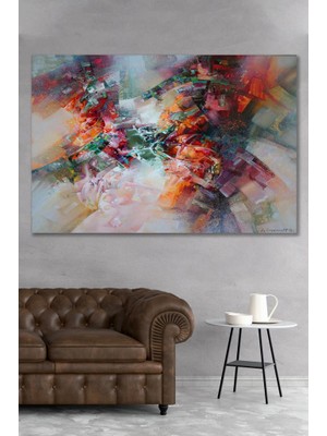 90 x 130 Dekoratif Soyutsal Kanvas Tablo