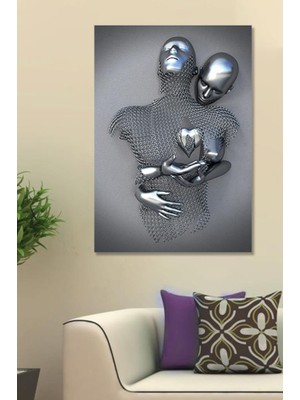 50 x 70 Teslimiyet Kanvas Duvar Tablo