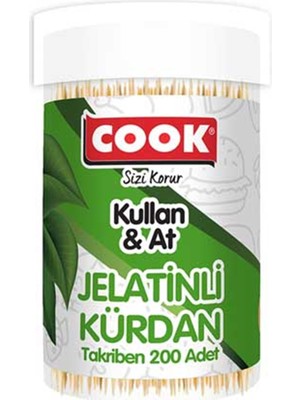 Cook Kullan At Jelatinli Kürdan 200 Lü