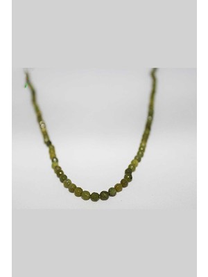 Yaşam Tohumu Peridot (Zebercet) Taşı Faset Kesim Dizi 4mm