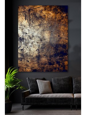 90 x 130 Atlas ve Geçmiş Soyut Kanvas Tablo