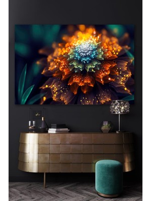 Hediyeler Kapında 100 x 140 Lighting Kanvas Duvar Tablo