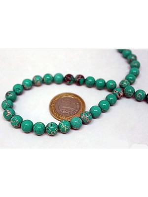 Yaşam Tohumu Varisit Taşı Turkuaz 8mm/5 Adet