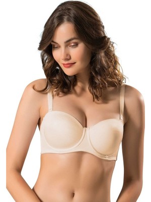 Le Jardin Kadın Ten Sylvia B-C Cup Desteksiz Dolgusuz Toparlayıcı Sütyen 9300