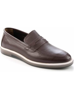 Kahve Leather Erkek Loafer Ayakkabı E017283816