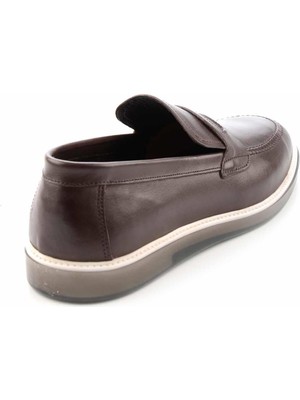 Kahve Leather Erkek Loafer Ayakkabı E017283816